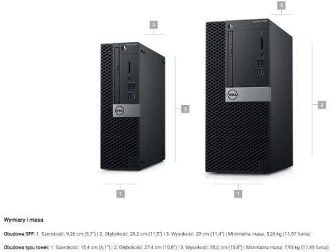 Dell Optiplex 5060 SFF i5-8500 512GB SSD 16GB RAM W10/11PRO KLASA A GW24msc Dell Optiplex 5060 SFF i5-8500 512GB SSD 16GB RAM W10/11PRO KLASA A GW24msc