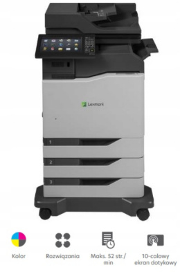 Lexmark cx825 Kolor A4 Skaner Siec Toner Klasa A