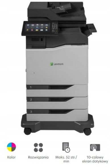 Lexmark cx825 Kolor A4 Skaner Siec Toner Klasa A Lexmark cx825 Kolor A4 Skaner Siec Toner Klasa A