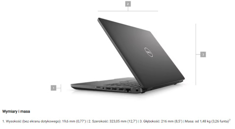 Dell Latitude 5400 i5-8365U 16GB 512SSD W10 /W11 PRO KLASA A Dell Latitude 5400 i5-8365U 16GB 512SSD W10 /W11 PRO KLASA A