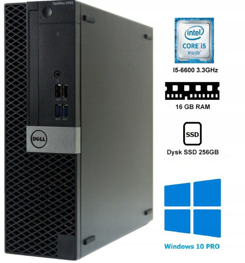 Dell OptiPlex 5050 I5-6600 16GB 256SSD WIN10 PRO Dell OptiPlex 5050 I5-6600 16GB 256SSD WIN10 PRO