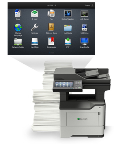 Drukarka wielofunkcyjna Lexmark MX622 A4 MONO DUPLEX SKAN KOPIA LAN + TONER KLASA A Drukarka wielofunkcyjna Lexmark MX622 A4 MONO DUPLEX SKAN KOPIA LAN + TONER KLASA A