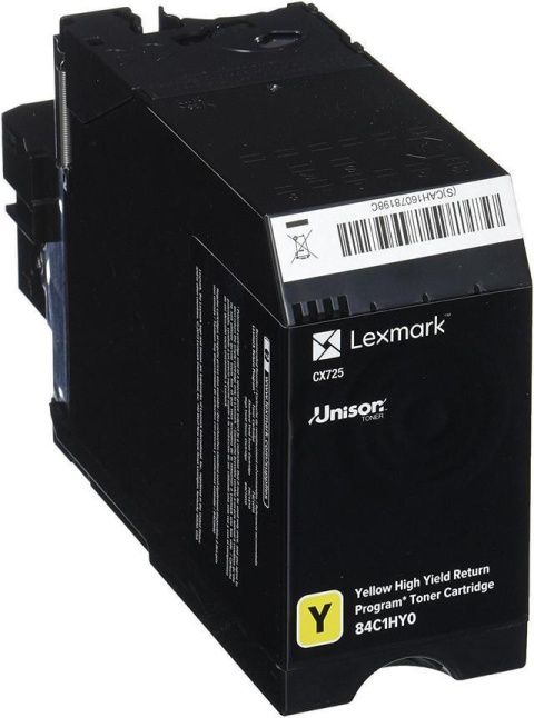 Toner żółty YELLOW Lexmark CS725/CX725 na 12k stron ORYGINAŁ Toner żółty YELLOW Lexmark CS725/CX725 na 12k stron ORYGINAŁ