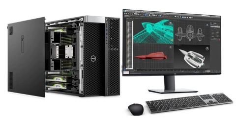 Stacja robocza Dell T7920 2x Xeon Gold 6250 256GB RAM 2TB SSD Nvidia Quadro A4000 W11 KL.A