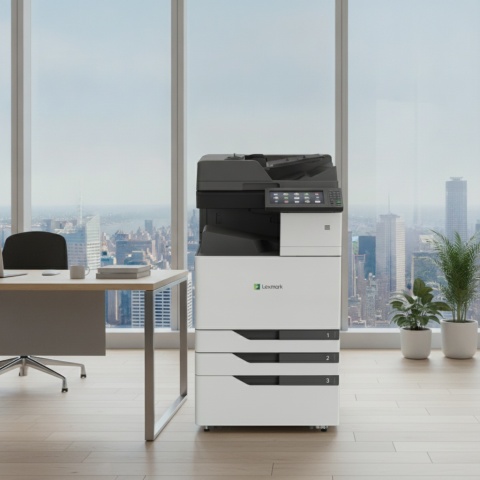 Drukarka wielofunkcyjna laserowa kolor Lexmark CX921 A3 DADF DUPLEX KLASA A TONERY STARTOWE