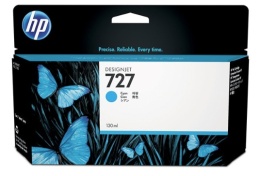 Nowy Tusz do plotera HP 727 F9J76A Niebieski Cyan 300ml T920 T1500 T2500 T2530