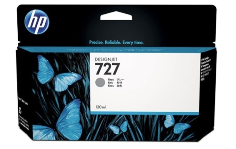 Nowy Tusz do plotera HP 727 F9J80A Grey Szary 300ml T920 T1500 T2500 T2530